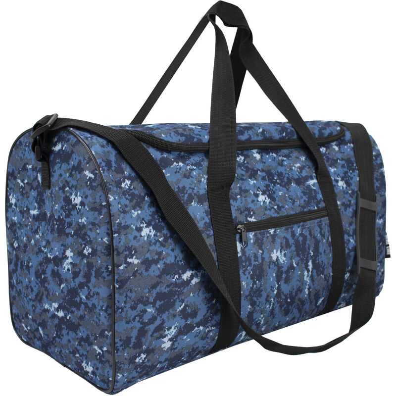 Fitness taška Semiline A3032-4 Navy Blue Camo