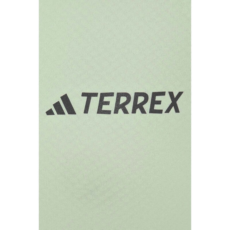 Sportovní mikina adidas TERREX Multi zelená barva