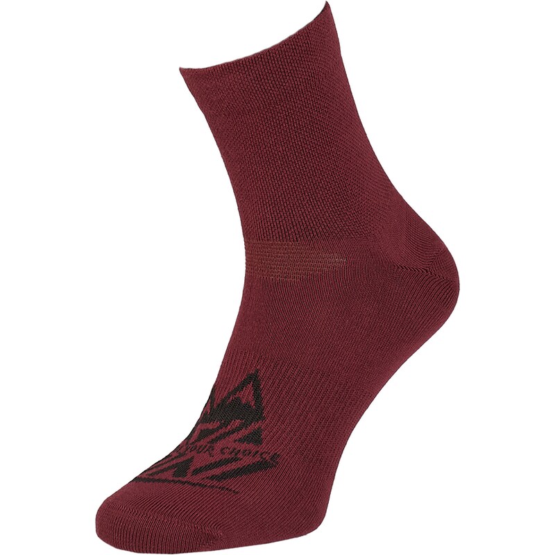 Unisex enduro ponožky Silvini Orino vínová 85839918
