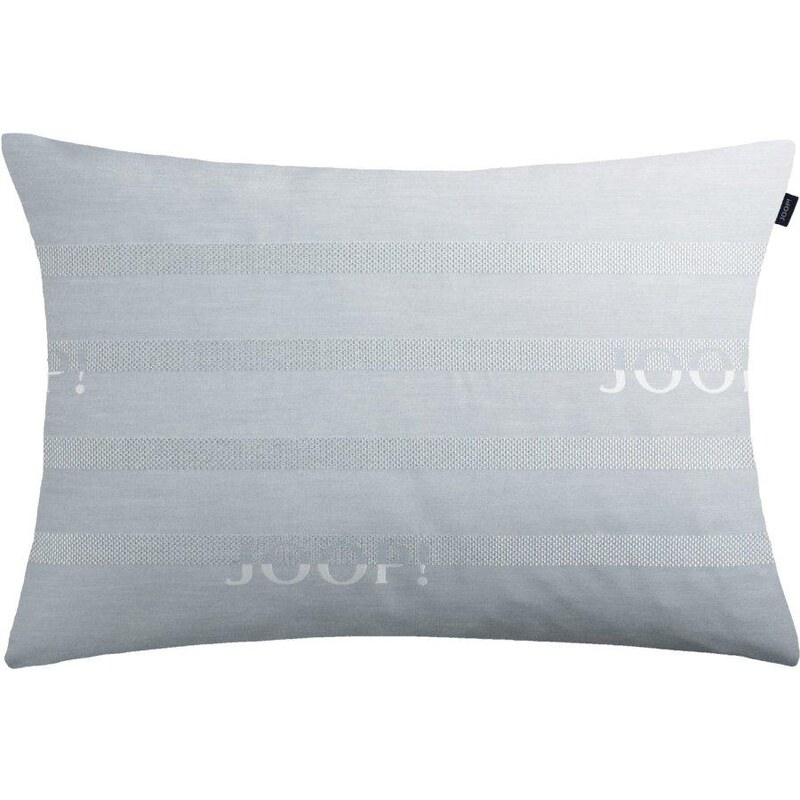 Povlak na polštář JOOP! Logo Stripes, 40 x 60 cm - stříbrná