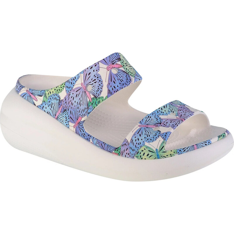 VZOROVANÉ DÁMSKÉ NAZOUVÁKY CROCS CLASSIC CRUSH BUTTERFLY SANDAL Vzory