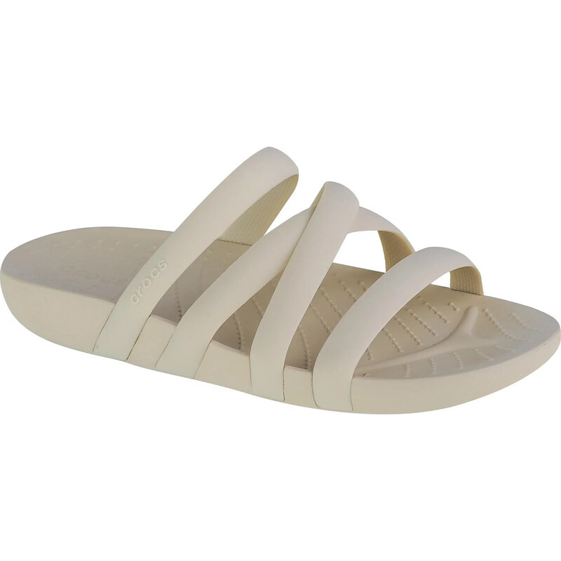 BÉŽOVÉ DÁMSKÉ PANTOFLE CROCS SPLASH STRAPPY SANDAL Béžová