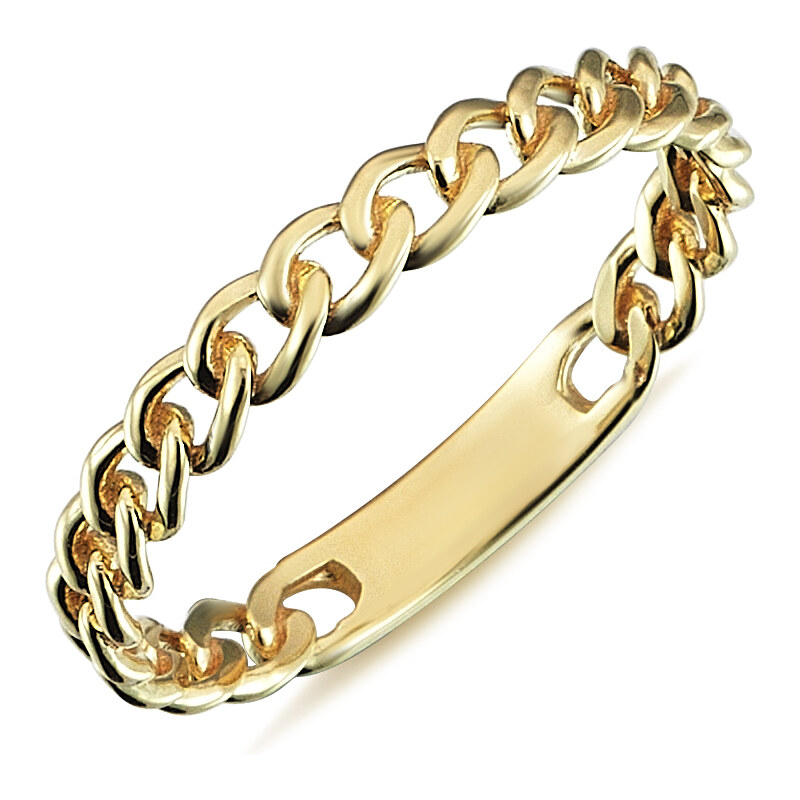 Lillian Vassago Zlatý prsten z proplétaných oček LLV98-GR040Y