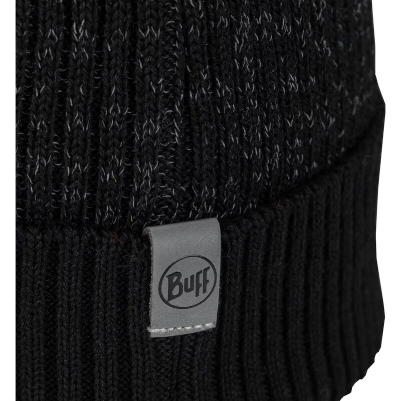 ČERNÁ SPORTOVNÍ ČEPICE BUFF MERINO ACTIVE HAT BEANIE