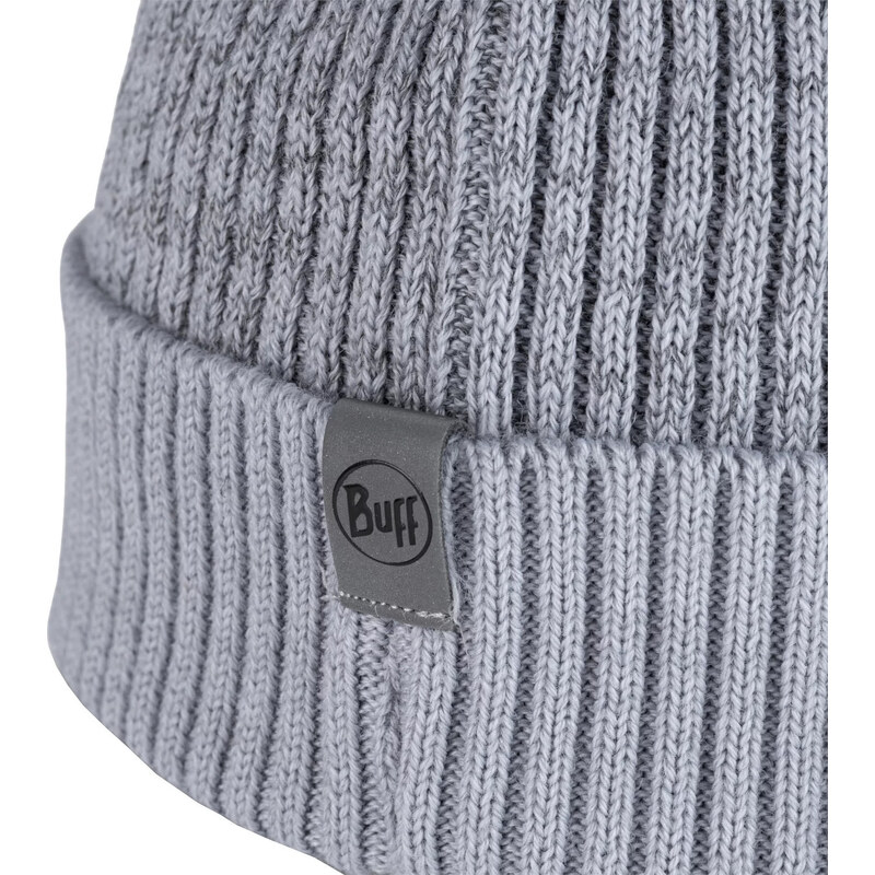 SVĚTLE ŠEDÁ SPORTOVNÍ ČEPICE BUFF MERINO ACTIVE HAT BEANIE