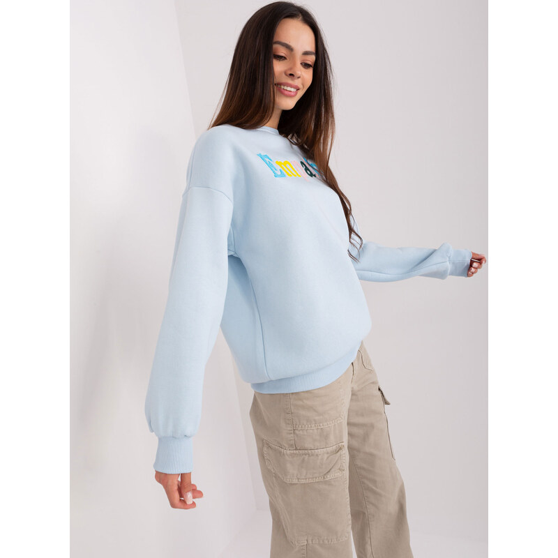 Wow Donna Sweatshirt-EM-BL-617-12.04-light blue