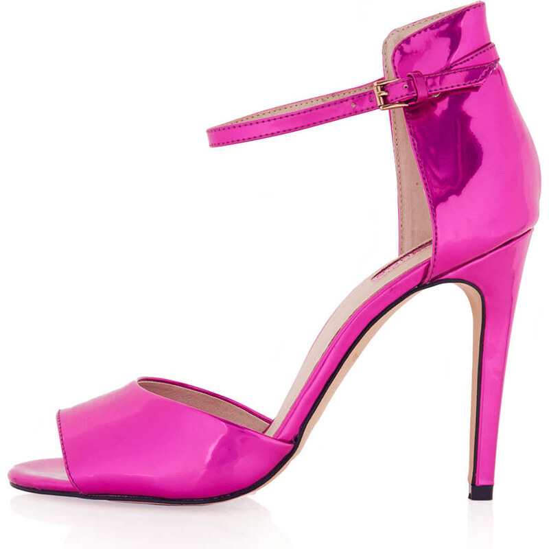Topshop REBEL Pink Mirror Heels