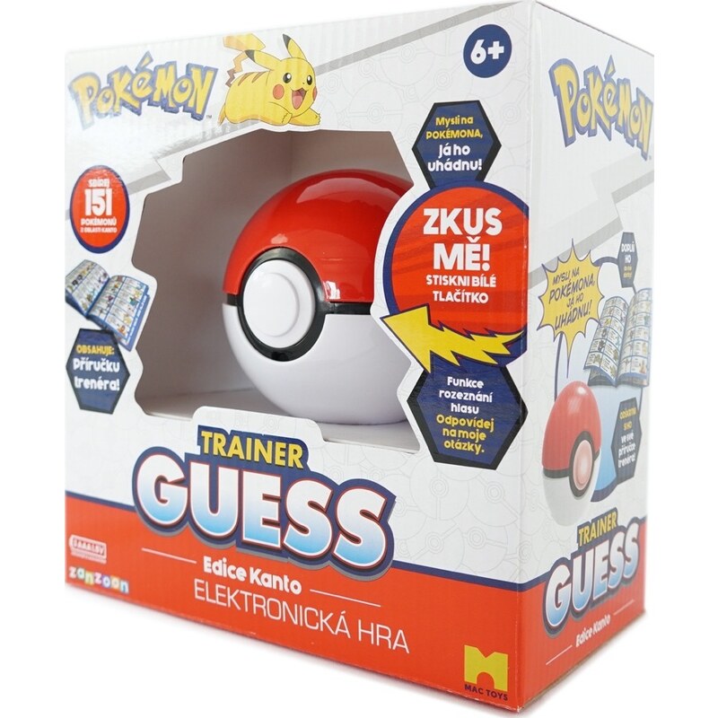 Mac Toys Pokémon hra trainer guess CZ