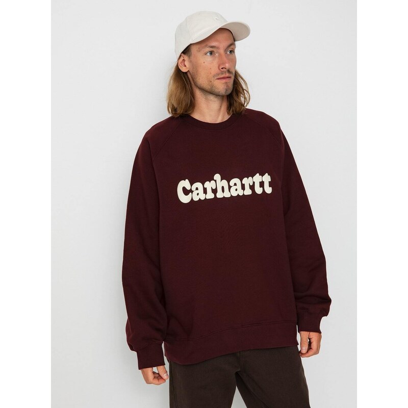 Carhartt WIP Bubbles (amarone/wax)vínově červená