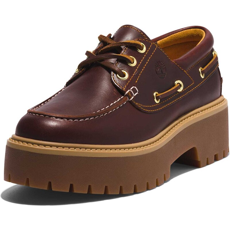 TIMBERLAND Šněrovací boty Stone Street 3 Eye hnědá / karamelová / 92336766