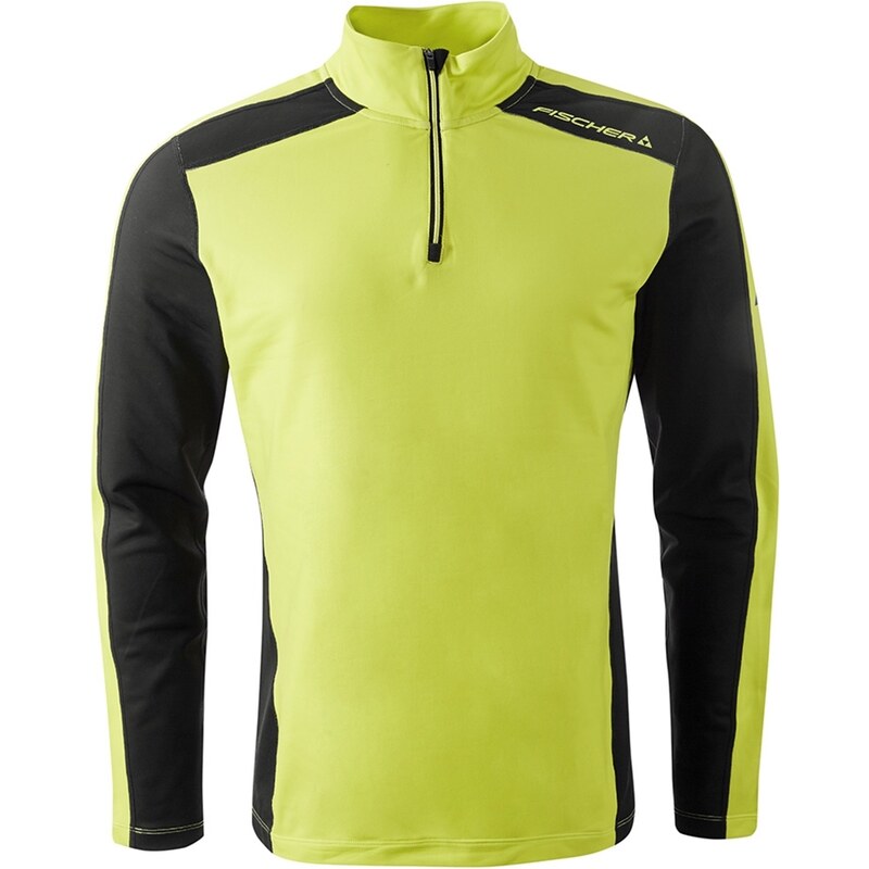 Triko 1/2 zip funkční Fischer Golm Velikost: L žlutá/černá 88512092