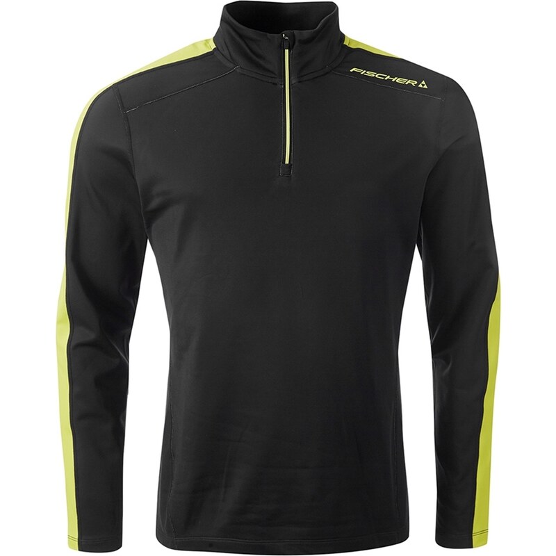 Triko 1/2 zip funkční Fischer Golm Velikost: M černá 88512094