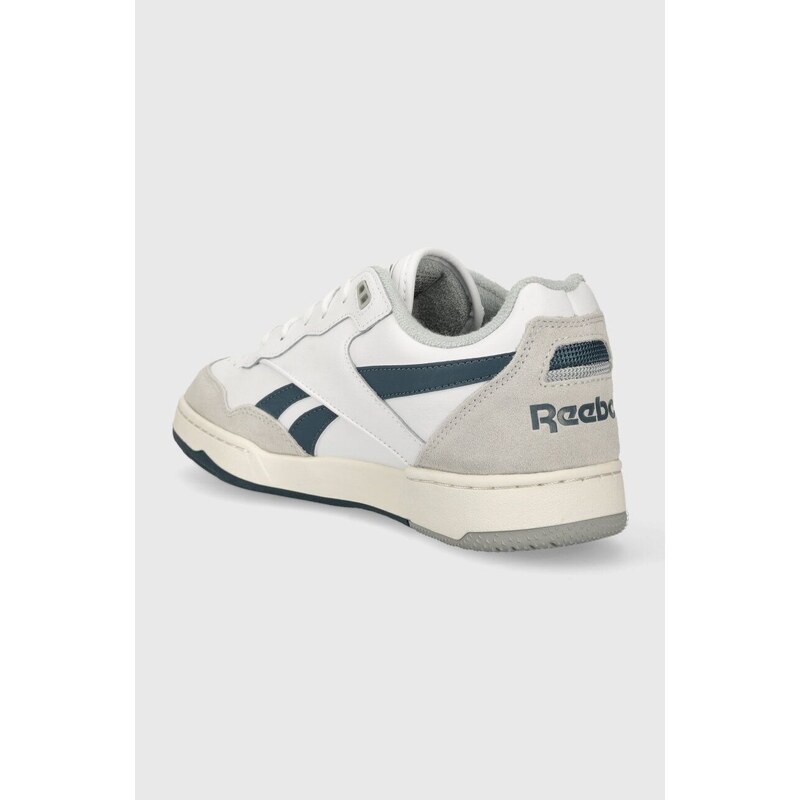 Kožené sneakers boty Reebok BB 4000 II bílá barva