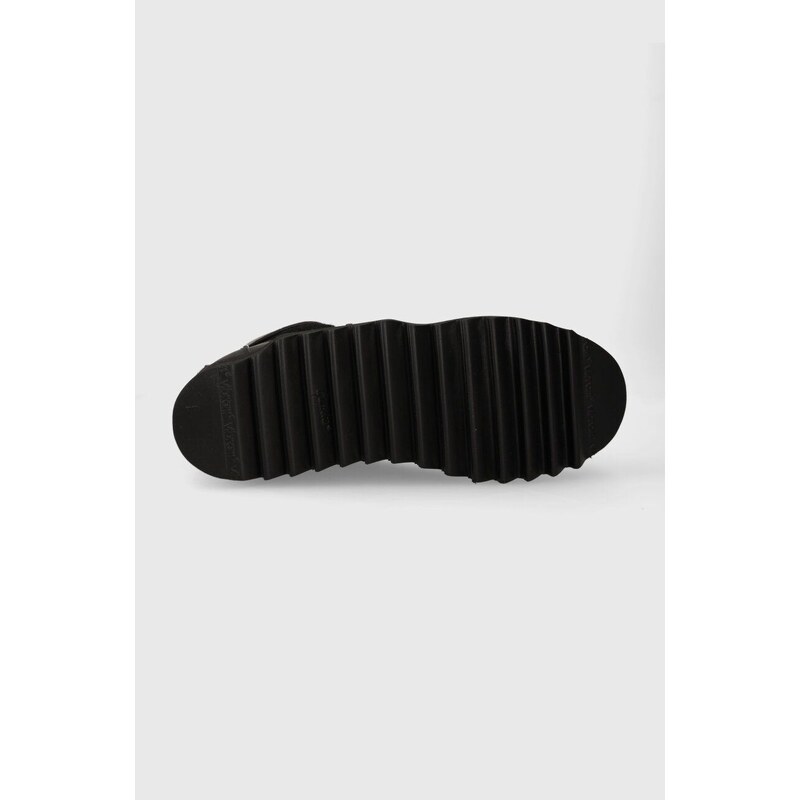 Semišové boty A-COLD-WALL* ALPINE BOOT pánské, černá barva, ACWUF093
