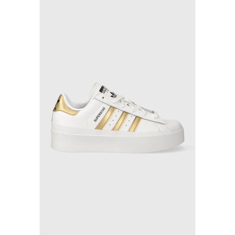 Kožené sneakers boty adidas Originals Superstar Bonega bílá barva, IF7583