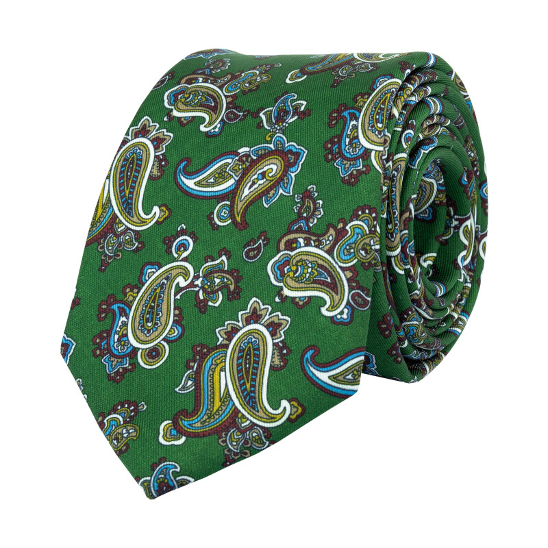 BUBIBUBI Zelená kravata Harper