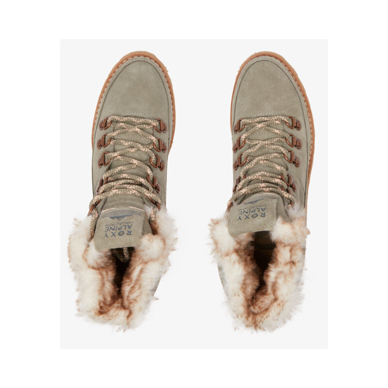 Dámské zimní boty Roxy Sadie - olivové