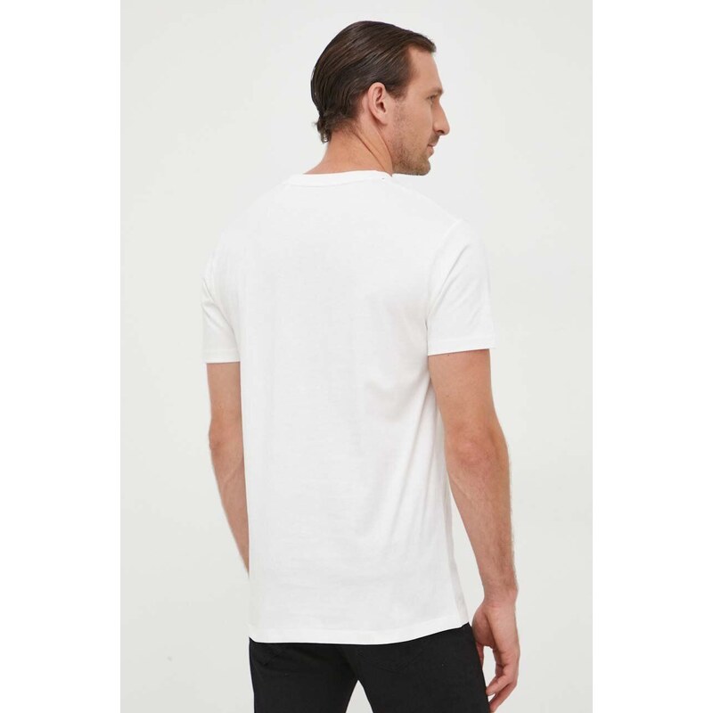 Bavlněné tričko Pepe Jeans Kervin bílá barva, s potiskem