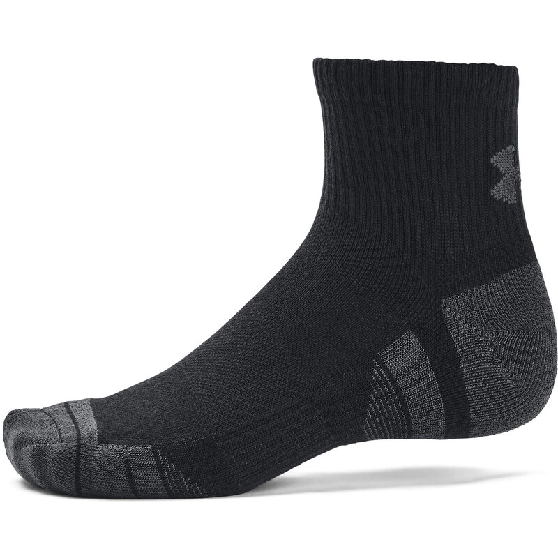 Unisex ponožky Under Armour Performance Tech 3pk Qtr