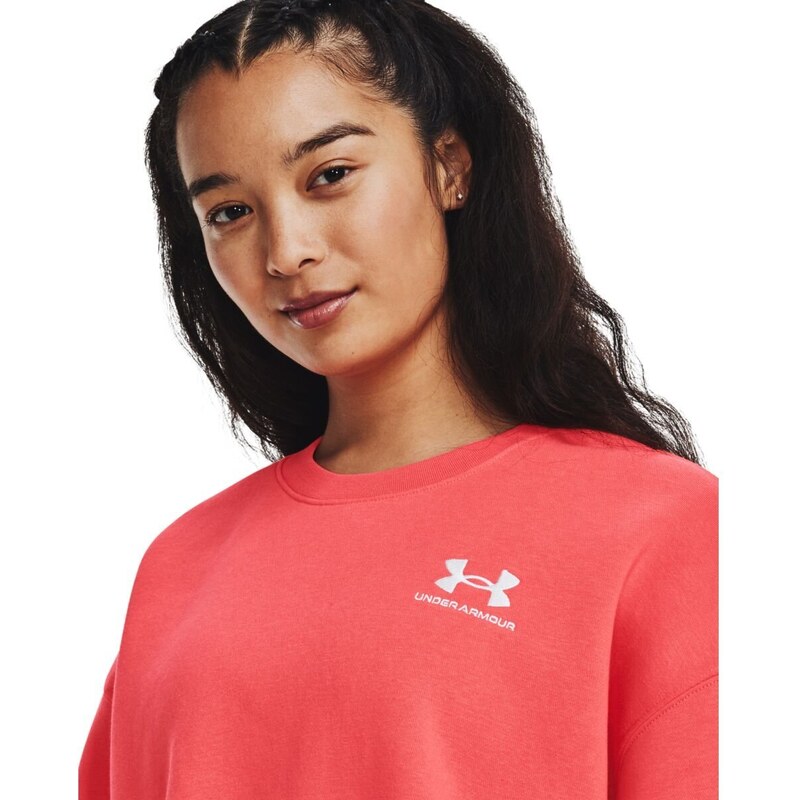 Dámská oversize mikina Under Armour Essential Flc OS Crew