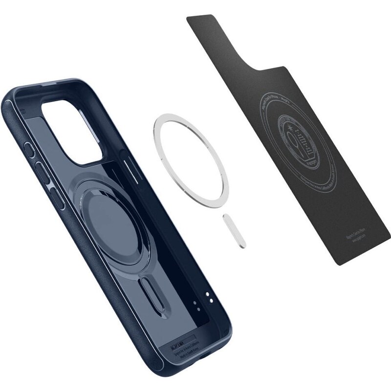 Ochranný kryt na iPhone 15 Pro MAX - Spigen, Mag Armor MagSafe Blue