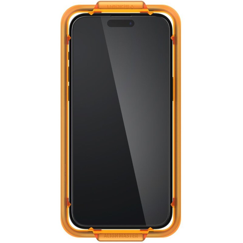 Ochranné tvrzené sklo na iPhone 15 Pro - Spigen, AlignMaster FC (2ks s aplikátorem)