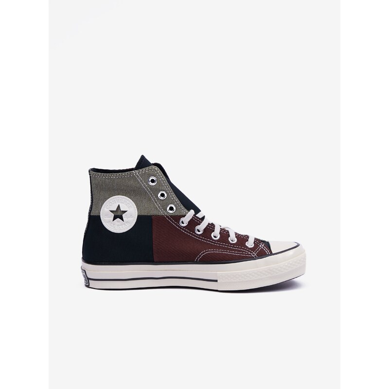 Šedo-hnědé pánské kotníkové tenisky Converse Chuck 70 - Pánské