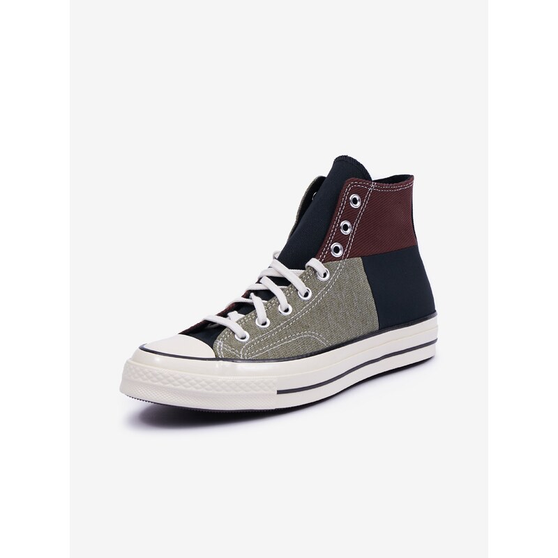 Šedo-hnědé pánské kotníkové tenisky Converse Chuck 70 - Pánské