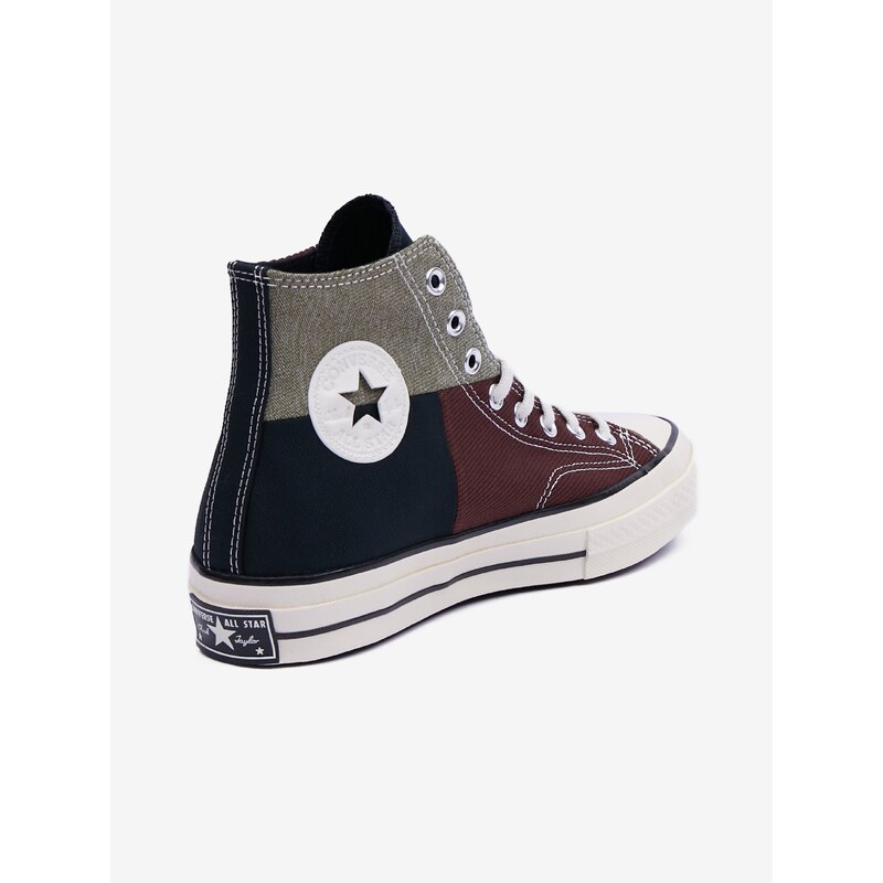 Šedo-hnědé pánské kotníkové tenisky Converse Chuck 70 - Pánské