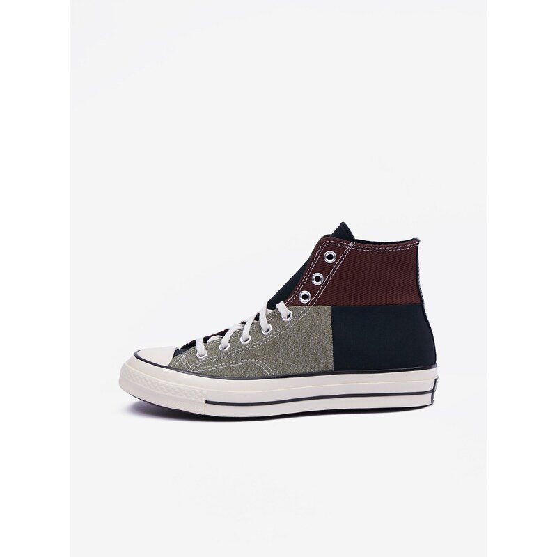 Šedo-hnědé pánské kotníkové tenisky Converse Chuck 70 - Pánské