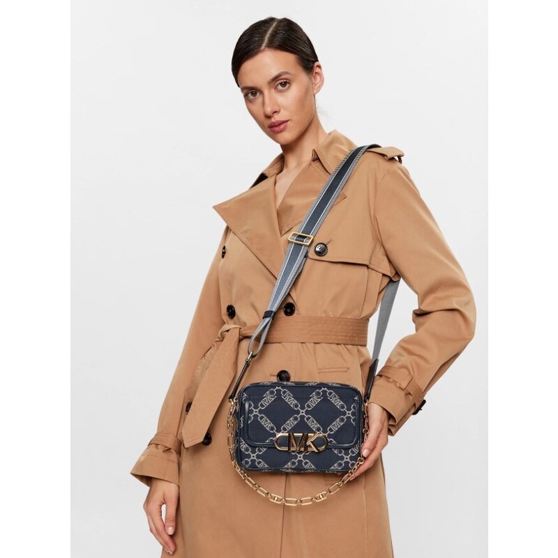 Michael Kors kabelka Parker small modrá navy