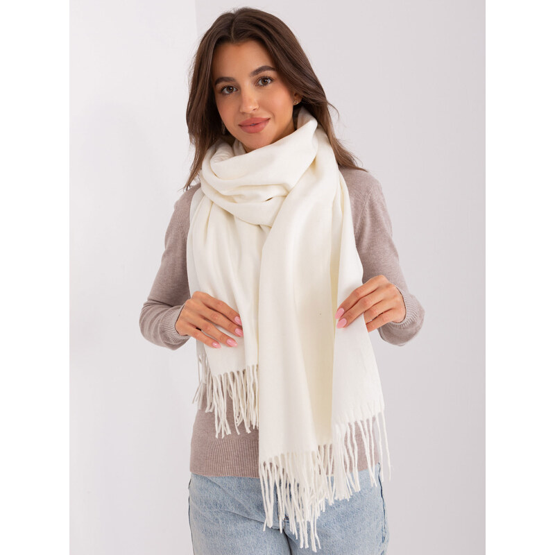 Wool Fashion Italia Scarf-AT-SZ-23185.93P-ecru