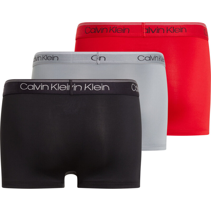 Pánské spodní prádlo LOW RISE TRUNK 3PK 000NB2569A8Z8 - Calvin Klein