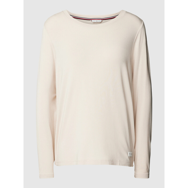 Dámské tričko UW0UW04985 ABH krémové - Tommy Hilfiger 113448980