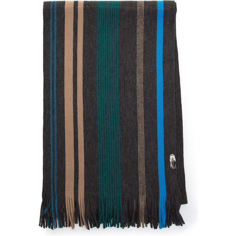 Pánský šátek Wittchen, hnědo-modrá, akryl