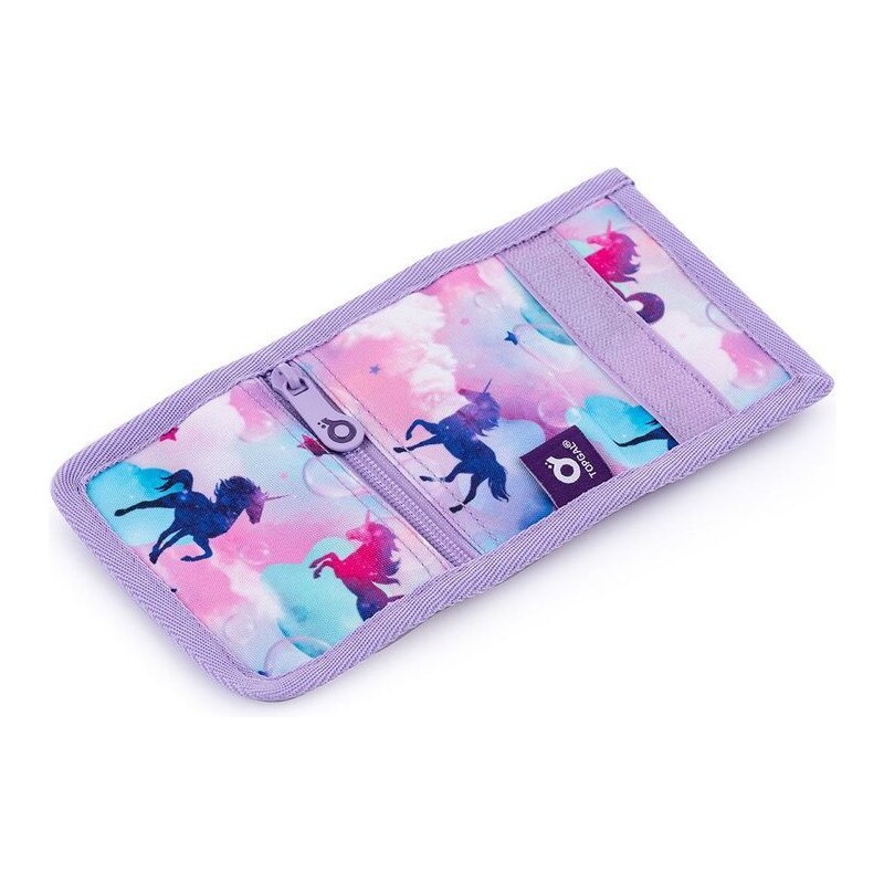 Dětská malá peněženka Topgal Wali 22039-G - fialová/růžová/jednorožec