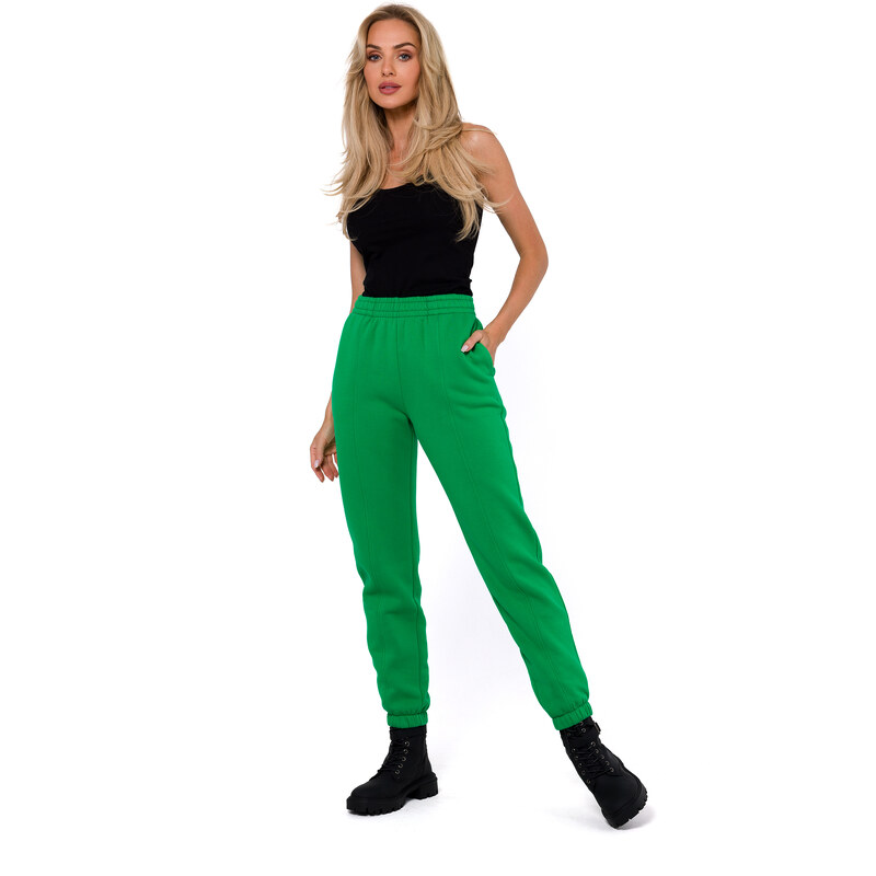 Made Of Emotion Womans Trousers M760 Grass 90444612