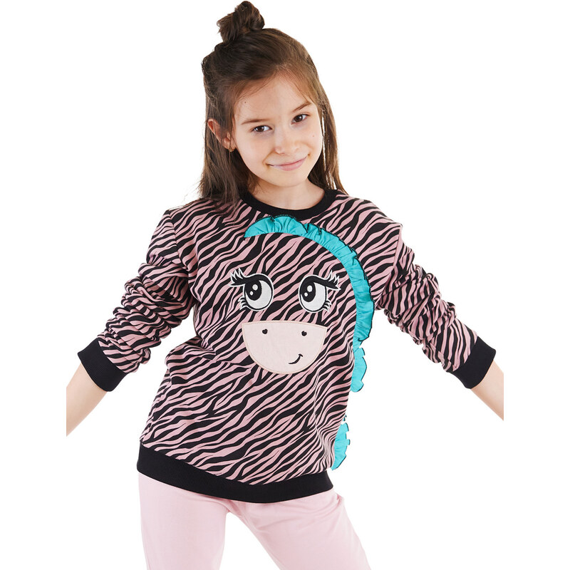 Denokids Zebra Girl's Sweatshirt