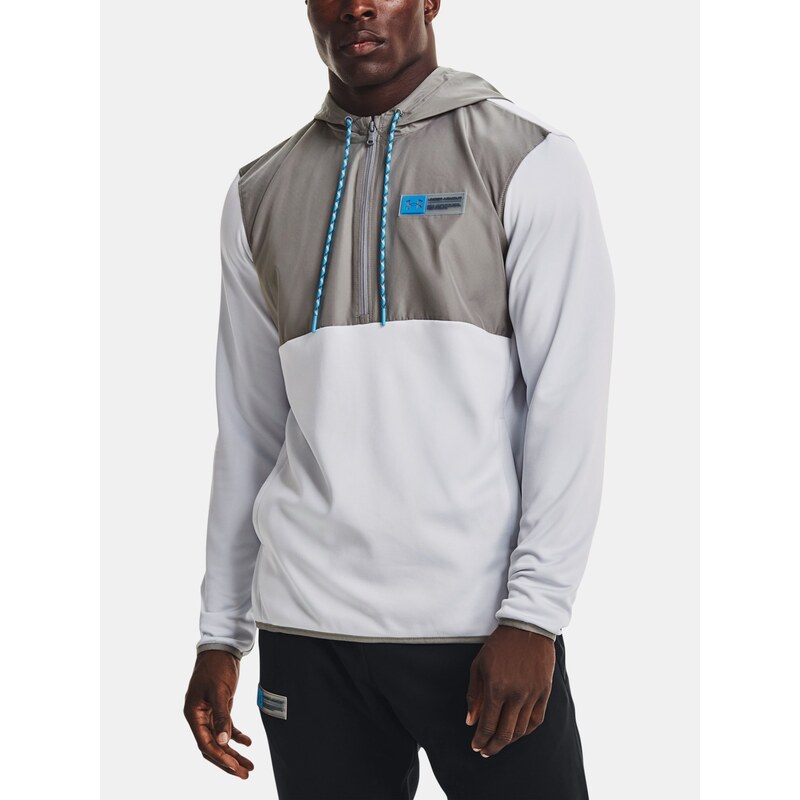 Under Armour MMikina UA AF STORM 1/2 ZIP HOODIE-GRY - Pánské