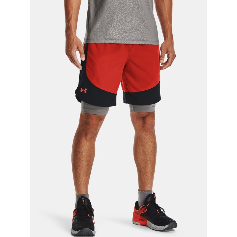Under Armour Kraťasy UA HIIT Woven Colorblock Sts-ORG