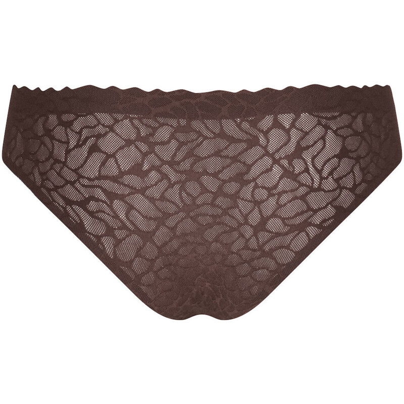 Dámské kalhotky Sloggi Zero Feel Lace 2.0 Brazil Panty - hnědé