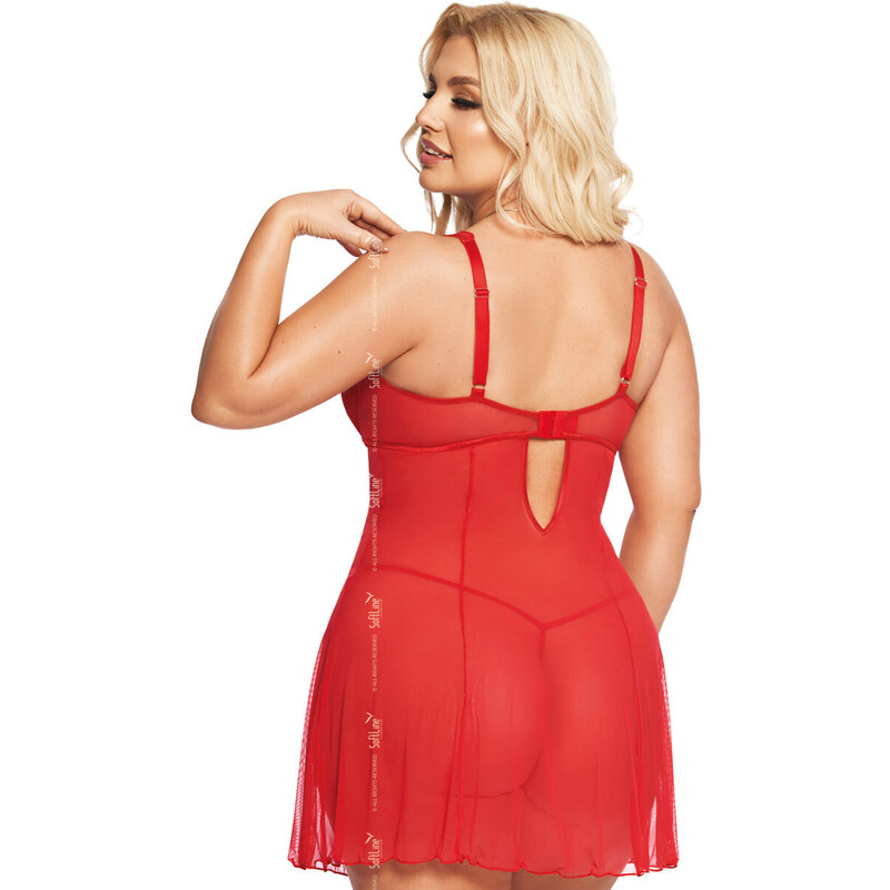 Softline Dámská košilka a kalhotky string BERTA PLUS SIZE