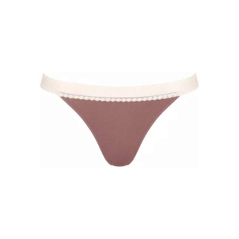 Dámské tanga GO Ribbed Tanga C2P - Triumph