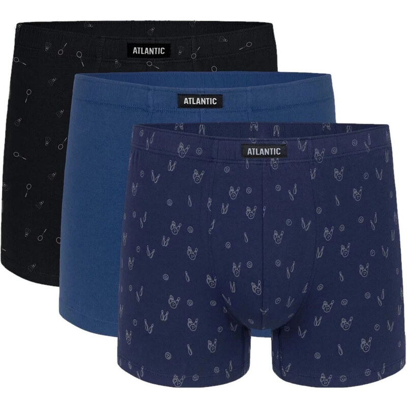 Pánské boxerky 025/06 3-pack - Atlantic