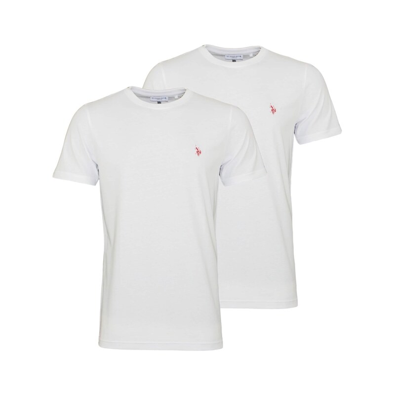 U.S. POLO ASSN. Tričko červená / bílá