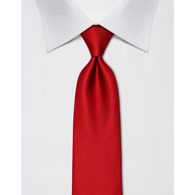 Luxusní kravata Vincenzo Boretti 21988 - červená