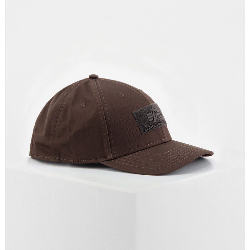 Alpha Industries Kšiltovka Velcro Cap hunter brown 85938888