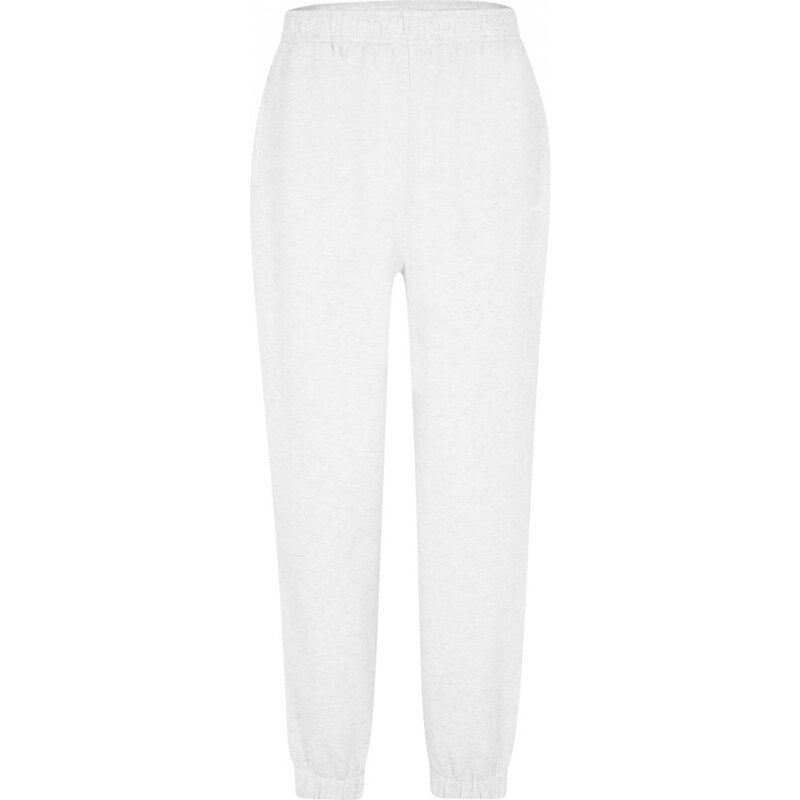 Slazenger Closed Hem Fleece Pants Womens Ice Grey Marl