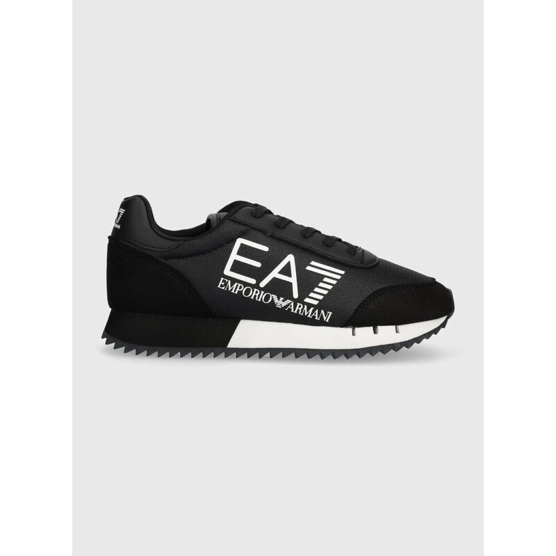 Dětské sneakers boty EA7 Emporio Armani černá barva