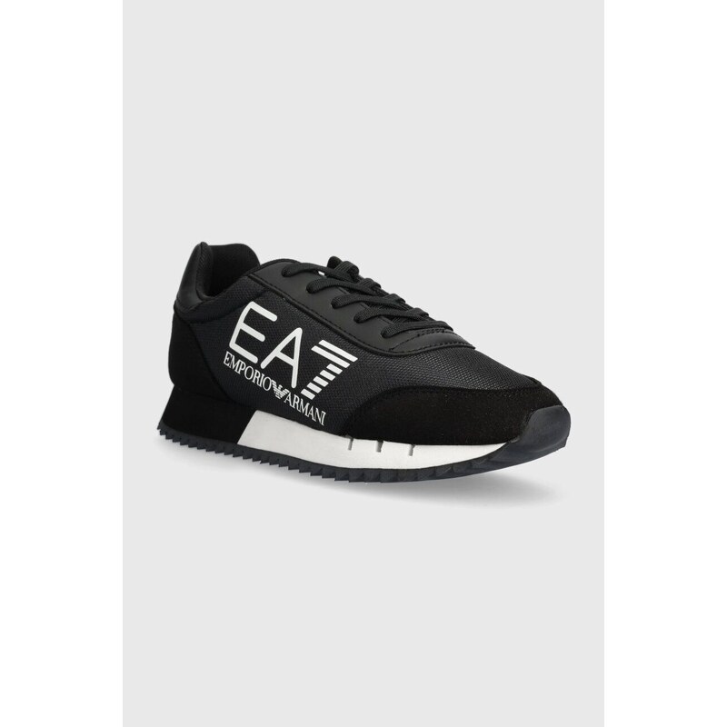 Dětské sneakers boty EA7 Emporio Armani černá barva